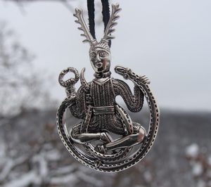 CERNUNNOS, silver pendant