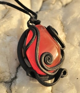 CARNELIAN - BIG STONE PENDANT - FANTASY JEWELS{% if kategorie.adresa_nazvy[0] != zbozi.kategorie.nazev %} - JEWELLERY - BRONZE, ZINC{% endif %}