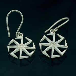 KOLOVRAT, silver earrings