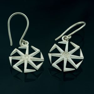 KOLOVRAT, SILVER EARRINGS - EARRINGS{% if kategorie.adresa_nazvy[0] != zbozi.kategorie.nazev %} - SILVER JEWELLERY{% endif %}