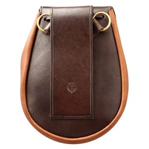 SULLIVAN, SCOTTISH SPORRAN, BROWN WITH BELT - BAGS, SPORRANS{% if kategorie.adresa_nazvy[0] != zbozi.kategorie.nazev %} - LEATHER PRODUCTS{% endif %}