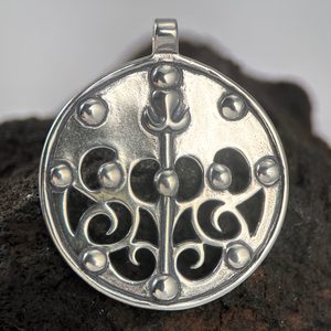 Celtic La Tene Dragon or Boar Pendant, locality of Skryje, central Bohemia, Ag 925