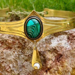 LARA - Crown, brass, glass