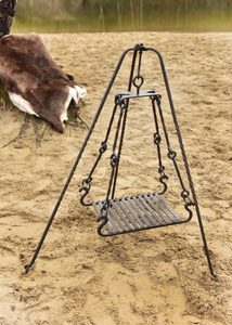 Historical grill grate, hand forged