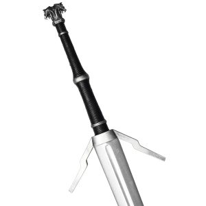 Épée d’argent du loup de Geralt, réplique en mousse