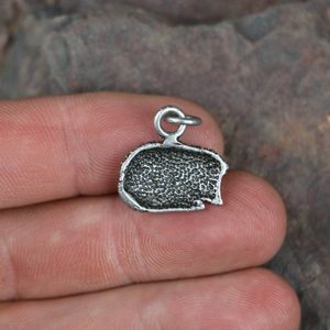 HEDGEHOG, ZINC PENDANT, ANTIQUE SILVER - ALL PENDANTS, OUR PRODUCTION{% if kategorie.adresa_nazvy[0] != zbozi.kategorie.nazev %} - JEWELLERY - BRONZE, ZINC{% endif %}