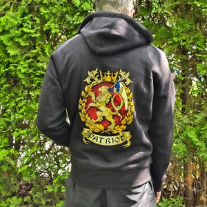 PATRIOT BOHEMIA, hooded sweatshirt with zipper