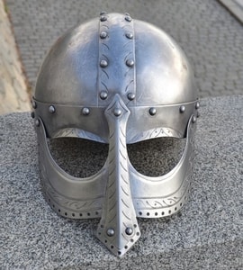 EINAR VIKING HELMET, DECORATED FACE MASK 1.5MM - VIKING AND NORMAN HELMETS{% if kategorie.adresa_nazvy[0] != zbozi.kategorie.nazev %} - ARMOUR HELMETS, SHIELDS{% endif %}