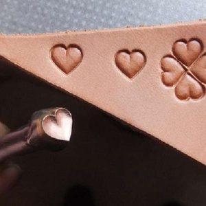 CŒUR, cachet en cuir