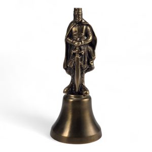 Bell, knight, brass