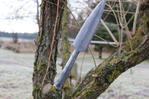 Lugh's spear, reproduction - Damascus steel, Wulflund forge