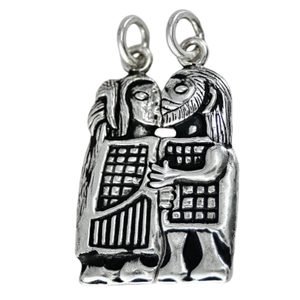 Lovers couple - Vikings, pendant, silver 925/1000
