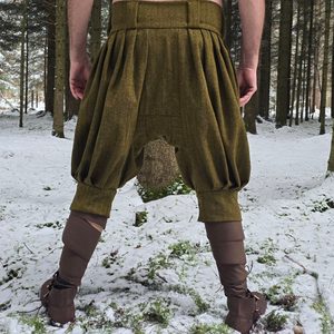 Wool High Breeches, Viking Trousers