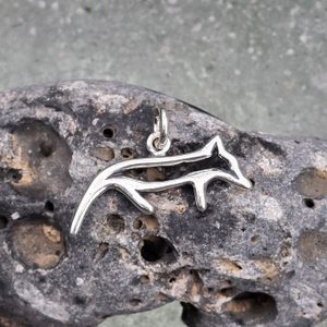 GUMPI, loup sami, pendentif, argent 925/1000
