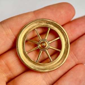 TARANIS WHEEL, bronze Celtic replica