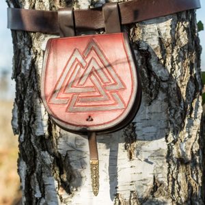 VALKNUT, LEATHER VIKING BAG - BAGS, SPORRANS{% if kategorie.adresa_nazvy[0] != zbozi.kategorie.nazev %} - LEATHER PRODUCTS{% endif %}