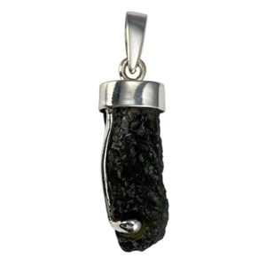 RONIA, Moldavite pendant, silver 925/1000