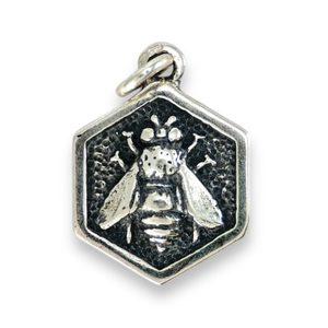 BEE, silver pendant