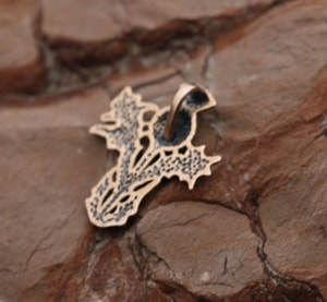 SCOTTISH THISTLE - Alba, bronze pendant