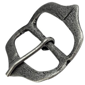 MEDIEVAL BUCKLE, castle of Sion near Kutná Hora, Bohemia, 15th century, zinc