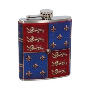 MEDIEVAL ENGLISH EDWARDIAN HERALDRY HIP FLASK 7OZ - MUGS, GOBLETS, SCARVES{% if kategorie.adresa_nazvy[0] != zbozi.kategorie.nazev %} - PAGAN DECORATIONS{% endif %}