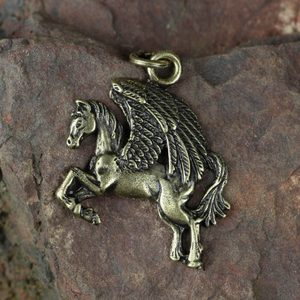 PEGASUS, PENDANT, ZINC ANTIQUE BRASS - ALL PENDANTS, OUR PRODUCTION{% if kategorie.adresa_nazvy[0] != zbozi.kategorie.nazev %} - JEWELLERY - BRONZE, ZINC{% endif %}