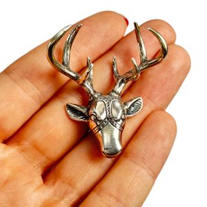 DEER, necklace, sterling silver