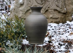 VASE - Oppidum Stradonice, Bohème, céramique celtique en graphite, réplique