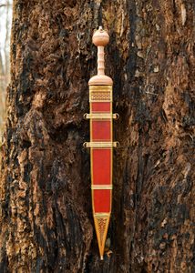 Dubravica Gladius avec fourreau en cuir