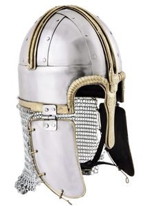 Coppergate Helmet, with butted aventail, 1.6 mm steel