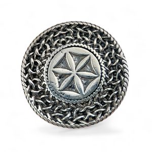 Slavic Svarga, pendant, sterling silver