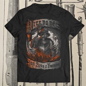 Jan Žižka - Hrrr at them!!! men's t-shirt coloured