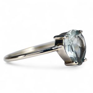 VIENNA, ring, blue topaz, silver 925/1000
