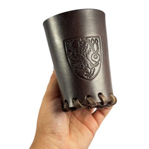 Leather dice holder - Bohemia