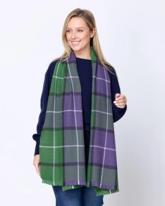 Luxury Irish Wool Scarf Connemara, Merino Wool