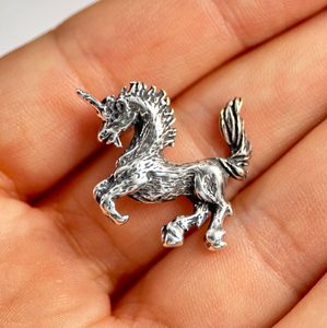 UNICORN, silver pendant