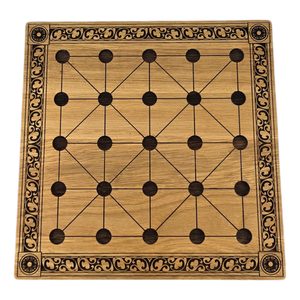 Alquerque, das mittelalterliche Spiel der Könige - das Spielbrett