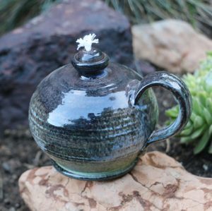 HISTORICAL OIL LAMP - ceramic