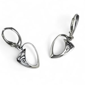 ROWAN, Celtic sterling silver earrings
