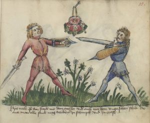 UHER-SCHILD, 15. Jahrhundert rot, weiß