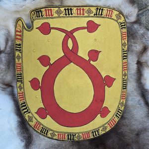 RITTERSCHILD, mittelalterliches Schild, wahrscheinlich Böhmen