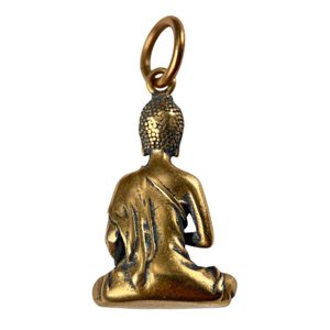 BUDDHA, čakrový přívěšek, bronz