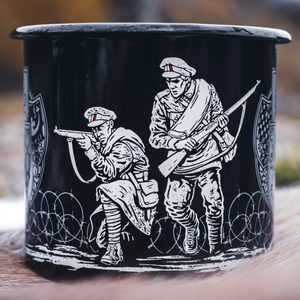 Légion tchécoslovaque tasse en étain, mug émaillé
