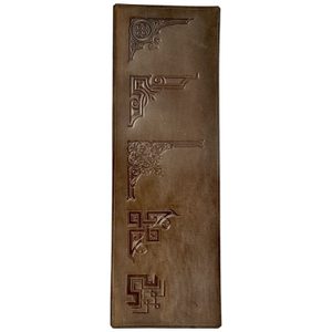 Leather customized notebook, unlined