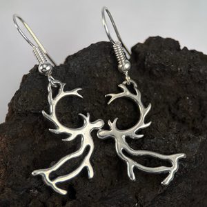 PORO, Sami reindeer, earrings silver 925