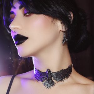 Black Raven, earrings