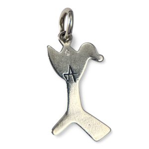 Canard, pendentif de style Europe de l'Est, argent 925/1000