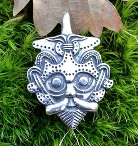 VIKING HEAD PENDANT, GNEZDOVO, SILVER 925 - PENDANTS{% if kategorie.adresa_nazvy[0] != zbozi.kategorie.nazev %} - SILVER JEWELLERY{% endif %}