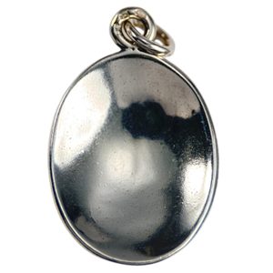 Empreinte de cerf, pendentif, argent
