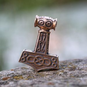 THOR HAMMER - Mjöllnir, pendant, bronze